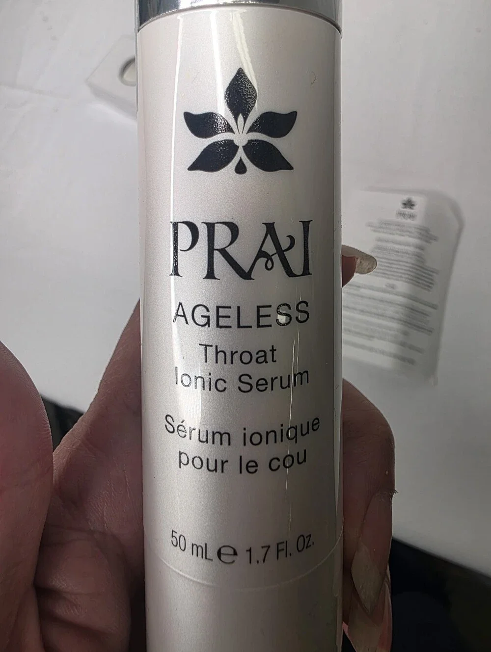 PRAI Ageless Throat Ionic Device & Serum System NIB